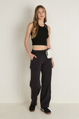 Cotton-Blend Double-Knit MR Cargo Pant